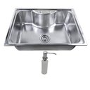 Ver imagem 1 de Cuba Inox Gourmet Fabrinox 65cm polida e dosador
