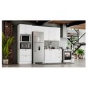 Ver imagem 3 de Cozinha Modulada Americana 4 Peças Branco Hp – Henn