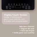 Ver imagem 6 de Cooktop Inducao Acki01i-02 Preto 1 Boca 2000w 220v Agratto