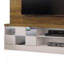 Ver imagem 7 de Estante Home Theater para TV até 65 Polegadas Dinamarca Espelho Plus Mavaular