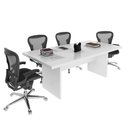 Ver imagem 4 de Mesa Reunião para Escritório Me4119 Branco Tecnomobili