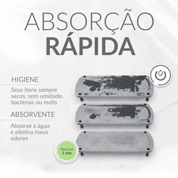 Bandeja Decorativa Banheiro Lavabo Cozinha Organizadora - 3