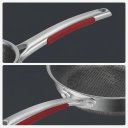 Ver imagem 3 de Frigideira Inox Premium Antiaderente 30cm com Tampa de Vidro
