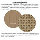 Ver imagem 5 de Rack para Tv 42 Pol 1p 91 Cm com Rodízios Carvalho Arly