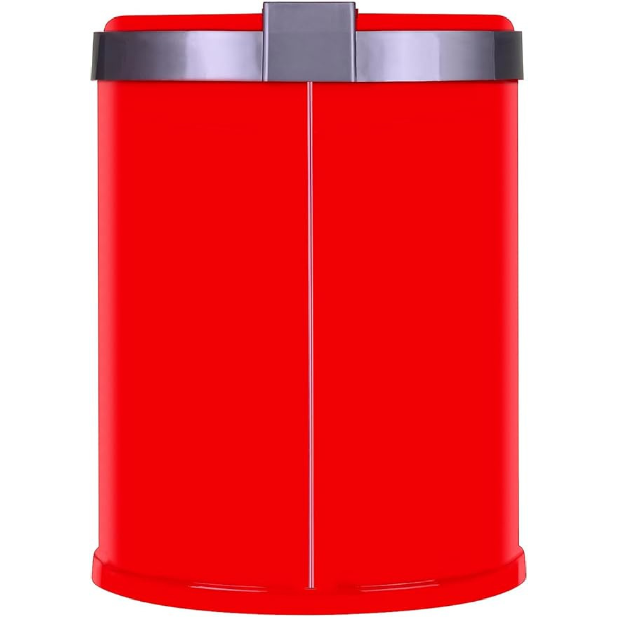 Lixeira com Pedal 5 Litros Vermelha com Haste para Saco de Lixo Viel - 3