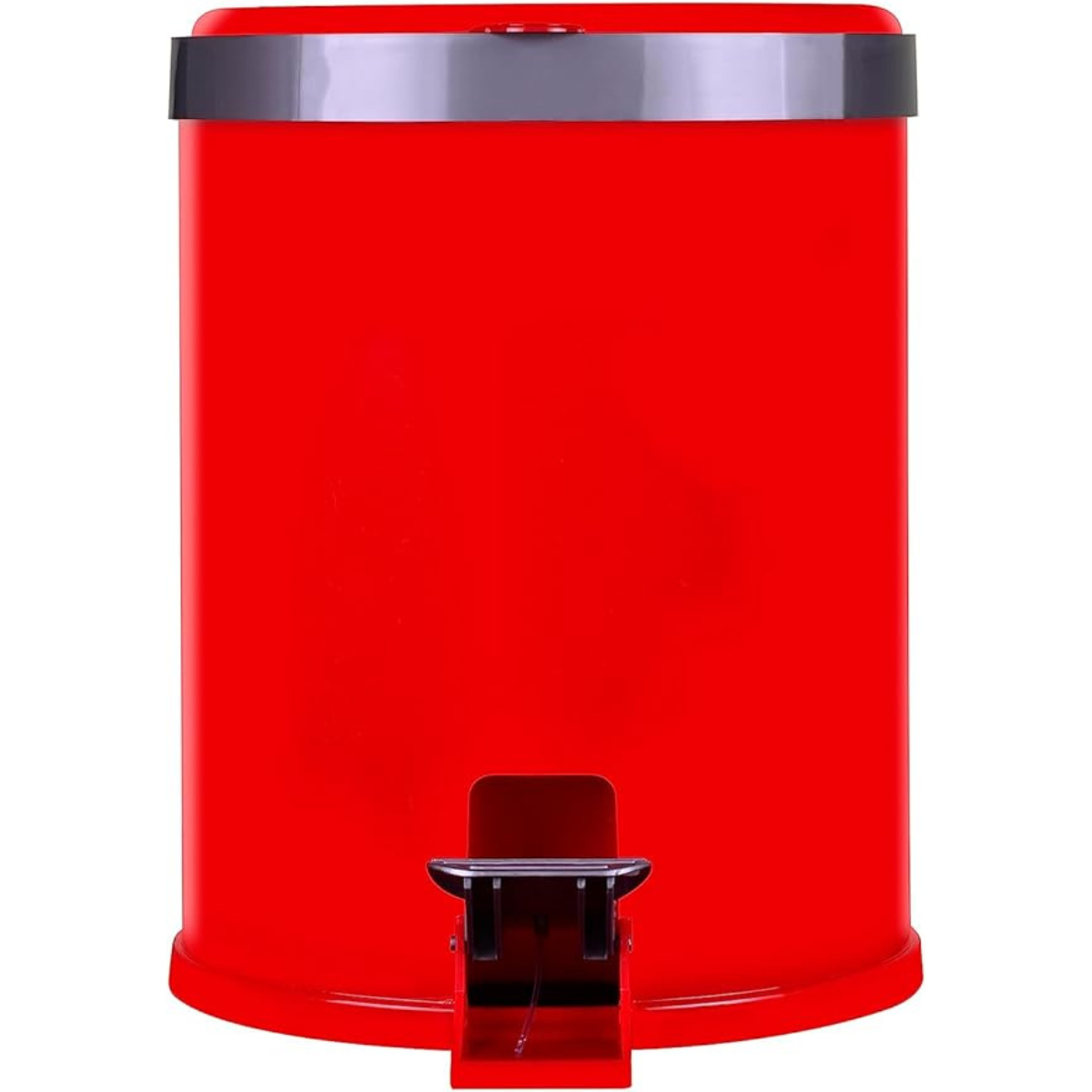 Lixeira com Pedal 5 Litros Vermelha com Haste para Saco de Lixo Viel - 2