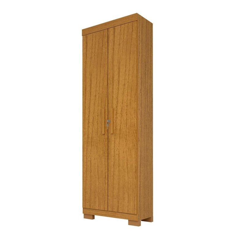 Armário Multiuso 2 Portas com Chaves Iris Acp Móveis Cinamomo Armário Multiuso 2 Portas com Chaves Iris Acp Móveis Cinamomo