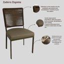 Ver imagem 2 de Jogo 6 Cadeiras de Alumínio Corda Sintética Assento 50cm Alt