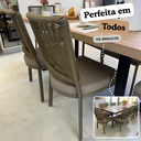 Ver imagem 3 de Jogo 6 Cadeiras Altas em Alumínio com Corda Sintética Assento 50cm para Mesa e Cozinha