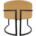 Ver imagem 7 de Kit 2 Poltronas Luna Decorativa Suede Cores Base Ferro Preto