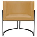 Ver imagem 3 de Kit 2 Poltronas Luna Decorativa Suede Cores Base Ferro Preto