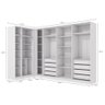 Conjunto Closet Kappesberg Adapt Branco 4 Peças 337cm X 175cm - 2