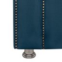 Ver imagem 5 de Cabeceira Estofada para Cama Box Casal 140cm Ravena Veludo - Sofa Store Cor:veludo Azul Marinho