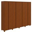 Ver imagem 2 de Guarda-roupa Casal 100% Mdf 8 Portas Easy Glow com Pés Frassino
