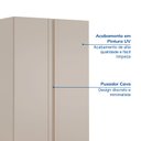 Ver mais imagens de Guarda Roupa Planejado 14 Portas 1 Penteadeira Espelho Samambaia CabeCasa MadeiraOriginals Offwhite