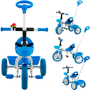 Ver imagem 2 de Triciclo de Passeio Andador Biemme Little Trike Comfort Azul