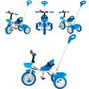 Ver imagem 3 de Triciclo de Passeio Andador Biemme Little Trike Comfort Azul
