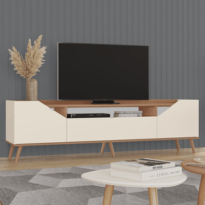 Rack Danielle 2,00 - Off White/freijó