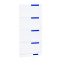Ver imagem 1 de Kit 5 Bandejas Para Gondola Canto 196 Amapa 40/30 Branco Pe - Amapá