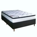 Ver imagem 1 de Colchão Casal Molas Ensacadas Belize + Base 138x188x66
