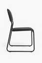 Ver imagem 3 de Cadeira Interlocutor Fixa Base Preta W-21 B.hoff - Kit 05