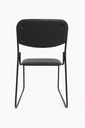 Ver imagem 5 de Cadeira Interlocutor Fixa Base Preta W-21 B.hoff - Kit 05
