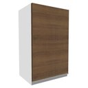 Ver imagem 1 de Armário Aéreo Madesa Acordes 100% MDF 40 cm 1 Porta Branco/Rustic Cor:Branco/Rustic
