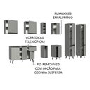 Ver imagem 5 de Armário de Cozinha Completa 260cm Cinza Nice Madesa 05