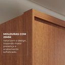 Ver imagem 6 de Guarda-Roupa Casal com Espelho 6 Portas e 6 Gavetas Multimóveis Crnvh-GRP142 Cinamomo