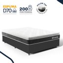 Ver imagem 3 de Cama Box com Colchão de Espuma D70 Pillow Top Ortopédico Ultra D70 Casal 138cm