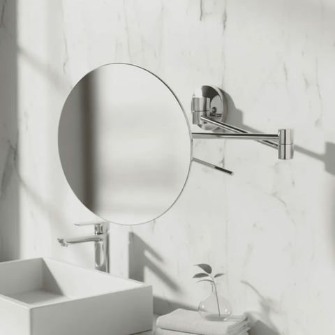 Espelho de Aumento para Maquiagem Svelte - Cromo