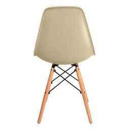Kit Cadeira de Jantar Eames Eiffel 4 Unidades Lindas Original Fendi Nude - 2