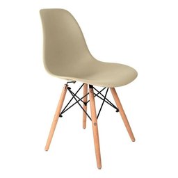 Kit Cadeira de Jantar Eames Eiffel 4 Unidades Lindas Original Fendi Nude - 5