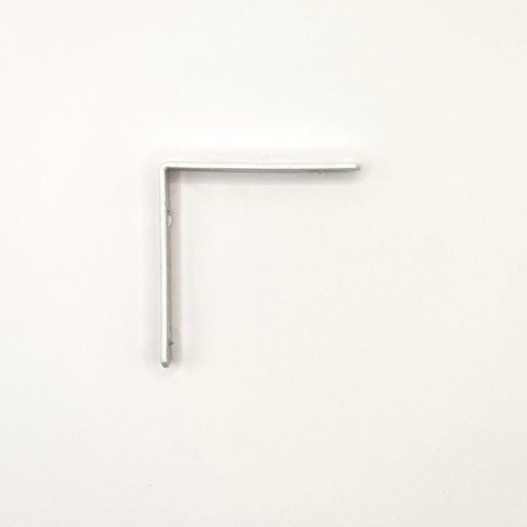 Suporte (cantoneira) P/ Móveis 1" Kit C/ 100 Pcs - Branco