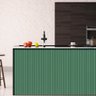 Painel Ripado Prime Madeira Wpc Verde Fosco 2,9m X 16cm - 3