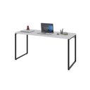 Ver imagem 2 de Mesa Office 150X60X75Cm Branco Chess / Est.Preta