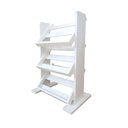 Ver imagem 4 de Revisteiro De Piso Chão Porta Revistas Livros Branco Laca