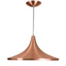 Luminária Pendente Chapeu Sala Jantar New Cobre - 3