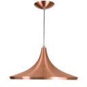 Ver imagem 3 de Luminária Pendente Chapeu Sala Jantar New Cobre