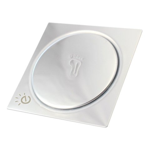 Kit Jogo 3x Ralo Inteligente Banheiro Aço Inox 304 Click up Quadrado 10x10cm