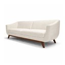 Ver imagem 5 de Sofá Nord 3 Lugares 230cm Bouclé Off White - Sallar Home