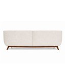 Ver imagem 7 de Sofá Nord 3 Lugares 230cm Bouclé Off White - Sallar Home