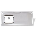 Ver imagem 1 de Pia de Inox 1,50 X 0,53 Lisa com Cuba Deslocada para Esquerda