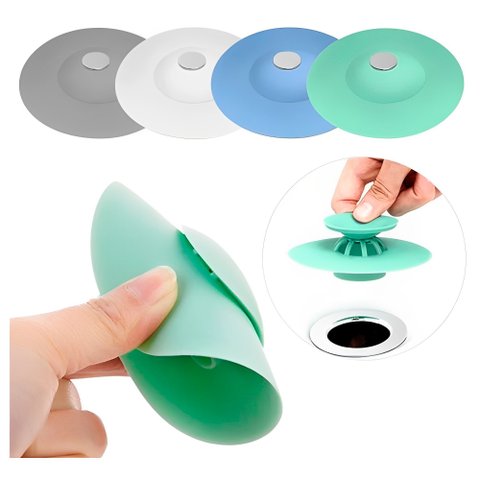 Protetor de Ralo De Silicone Para Pia