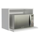 Ver imagem 3 de Armário Aéreo Glamy 60cm com Nicho para Forno Branco Madesa