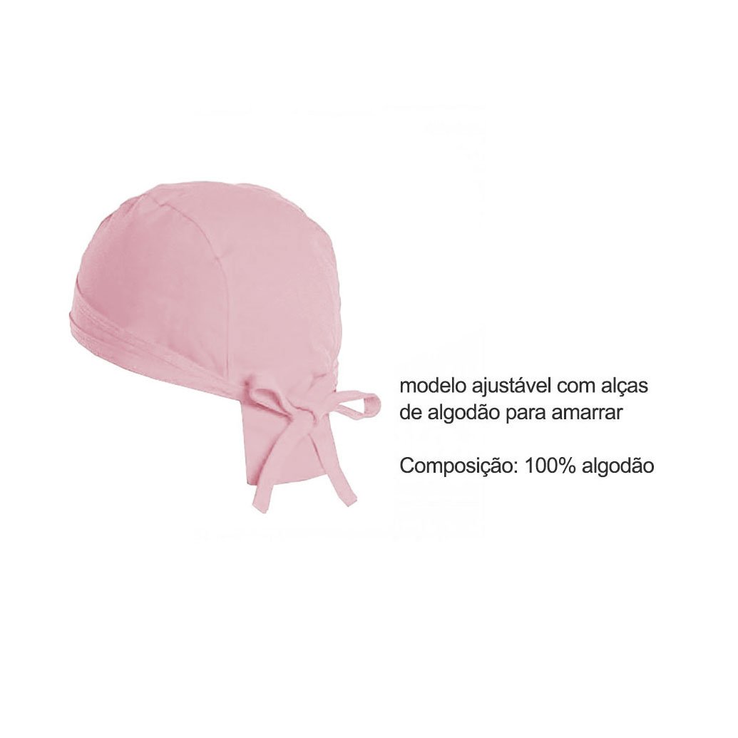 Avental de Cintura Ebandana Rosa Cafeteria Doceria Spa Vegano - 3