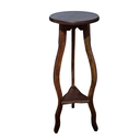 Ver imagem 3 de Mesa de Canto Mesinha Redonda Madeira Rustica Lateral Decor