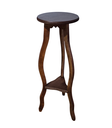 Ver imagem 2 de Mesa de Canto Mesinha Redonda Madeira Rustica Lateral Decor