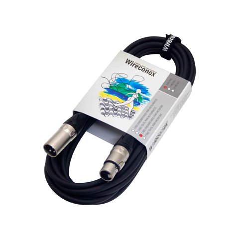 Cabo para Microfone Emborrachado Xlr Xlr 5 Metros Mpbe-5 Wireconex