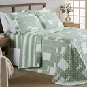 Ver imagem 1 de Colcha Queen Size Jasmine Luxo Bordado Elegante e Confortável:verde